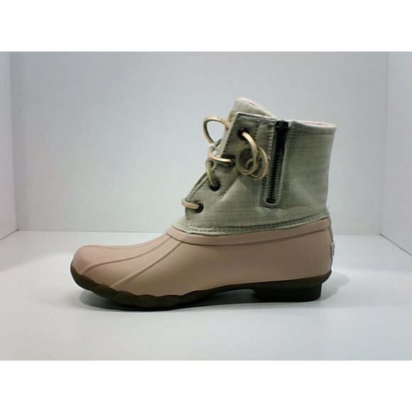 Sperry Womens Saltwater Rubber Closed Toe Ankle Rainboots - Picture 4 of 5